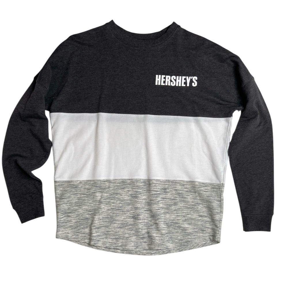 Hershey’s Chocolate World Tri-Color Sweatshirt Size Small
